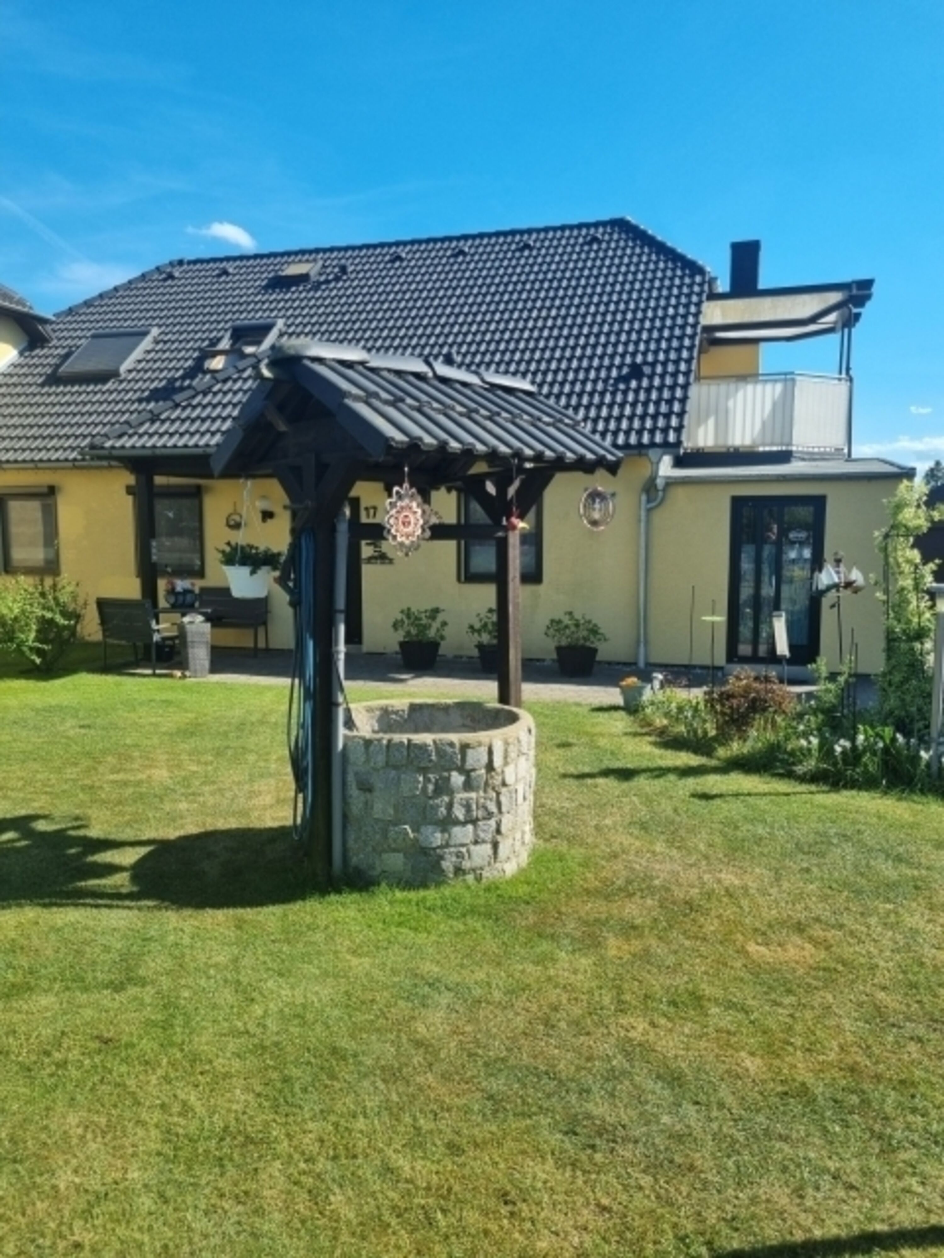 Fewo im OG mit großem überdachten Balkon