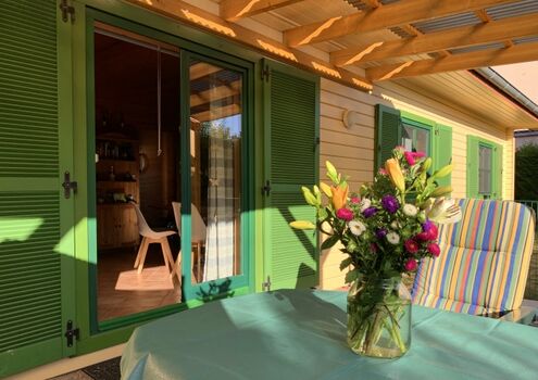 Terrasse - Ferienhaus Ostseezauber 