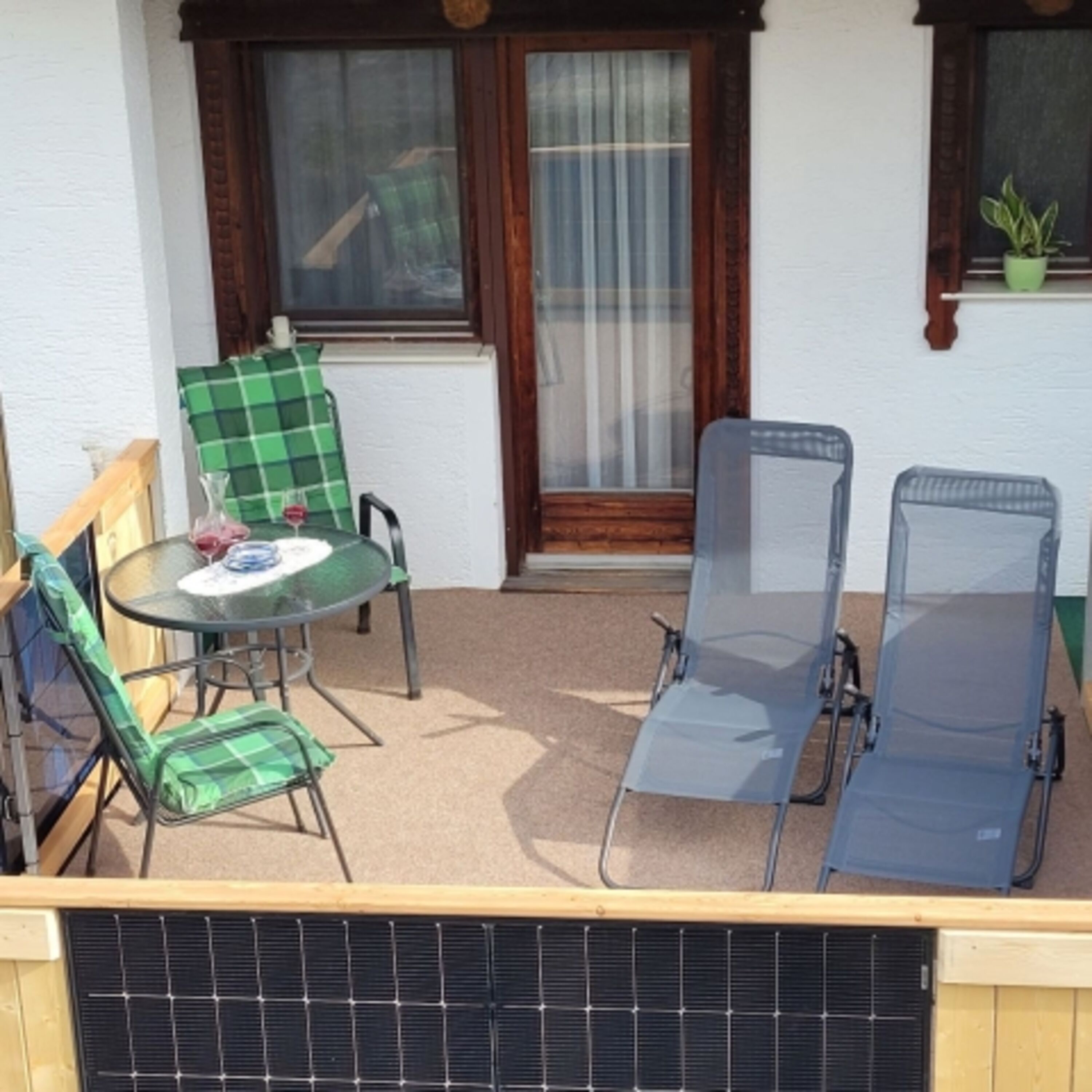 Großer Balkon