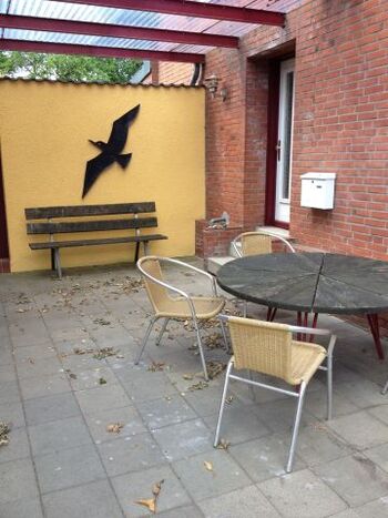 Überdachter Sitzplatz