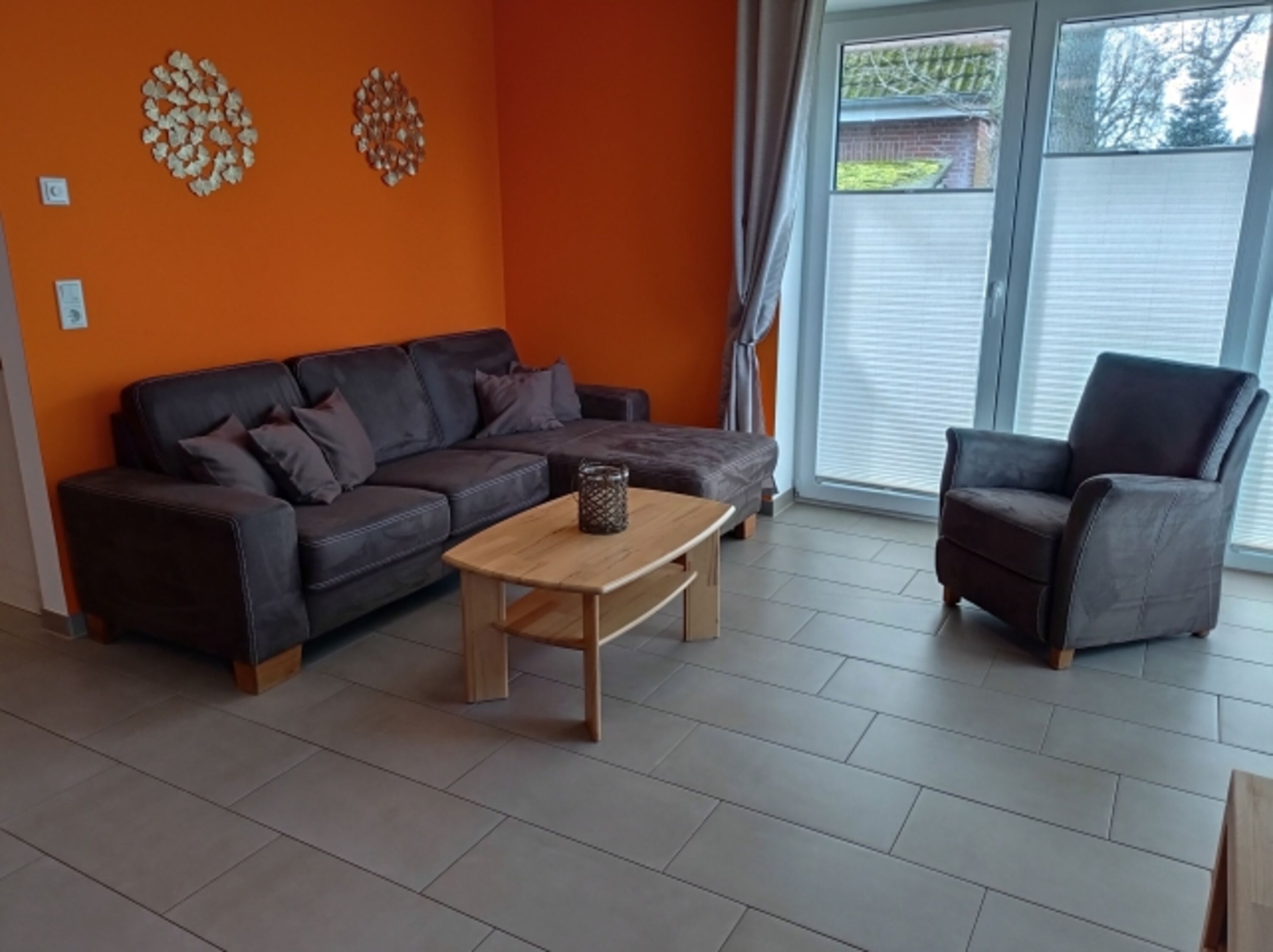 gemütlich sitzen