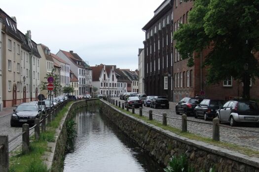 Hansestadt Wismar - vom Hafen um Marktplatz