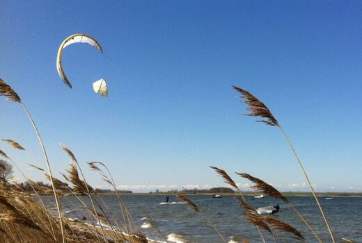 Kiten in der Boiensdorfer Bucht