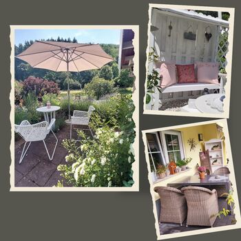 Unser Traumgarten und Terrasse