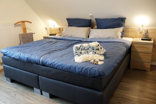 Ferienhaus Fiete -Schlafzimmer I im OG