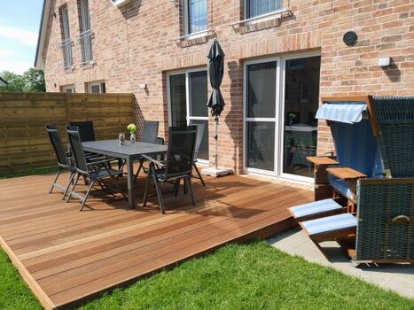 Ferienhaus Fiete -Terrasse