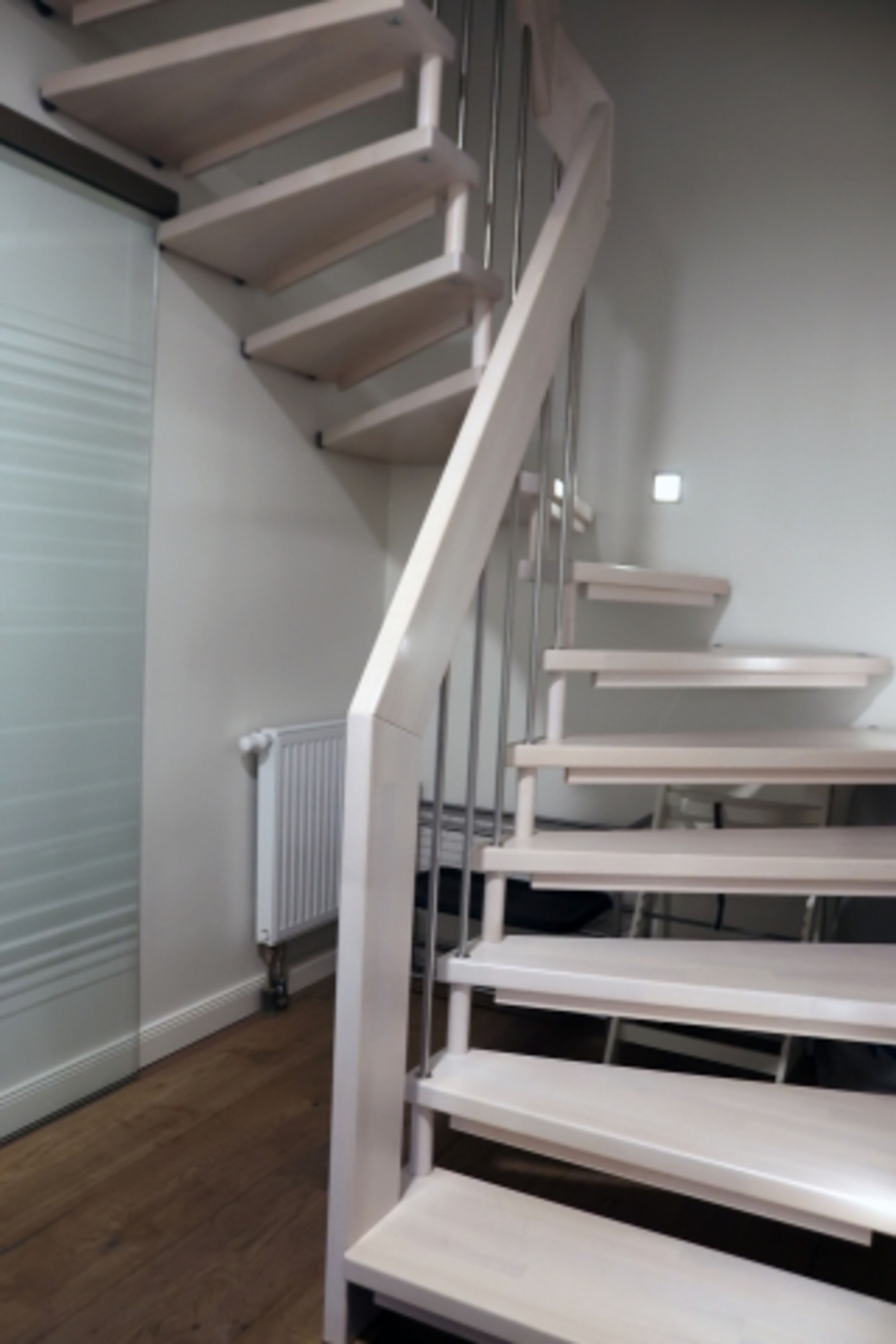 Ferienhaus Fiete -Offene Treppe in das OG