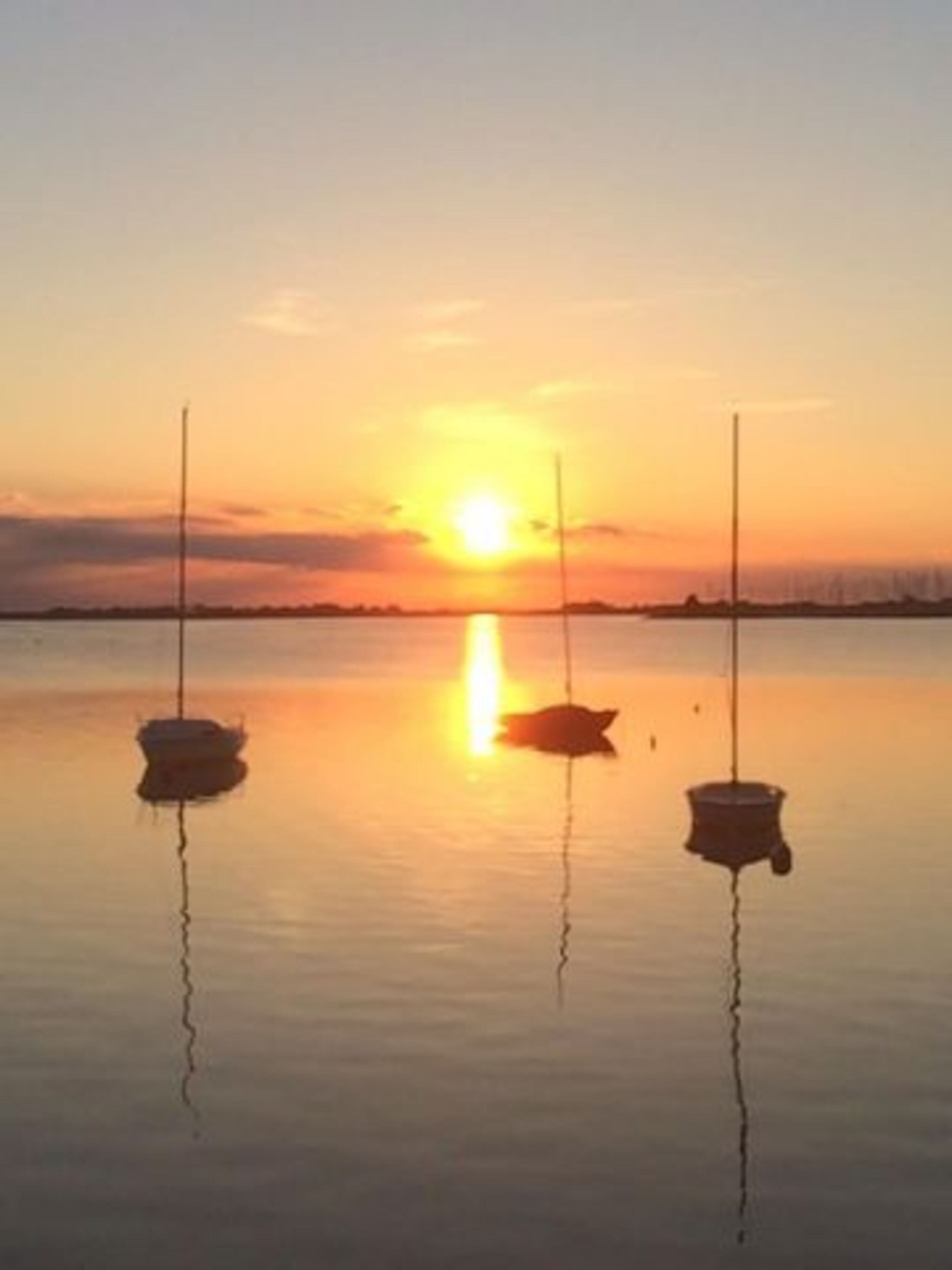 einer unserer schönen Sonnenuntergänge