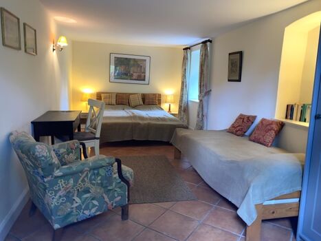 Das Schlafzimmer im Parterre