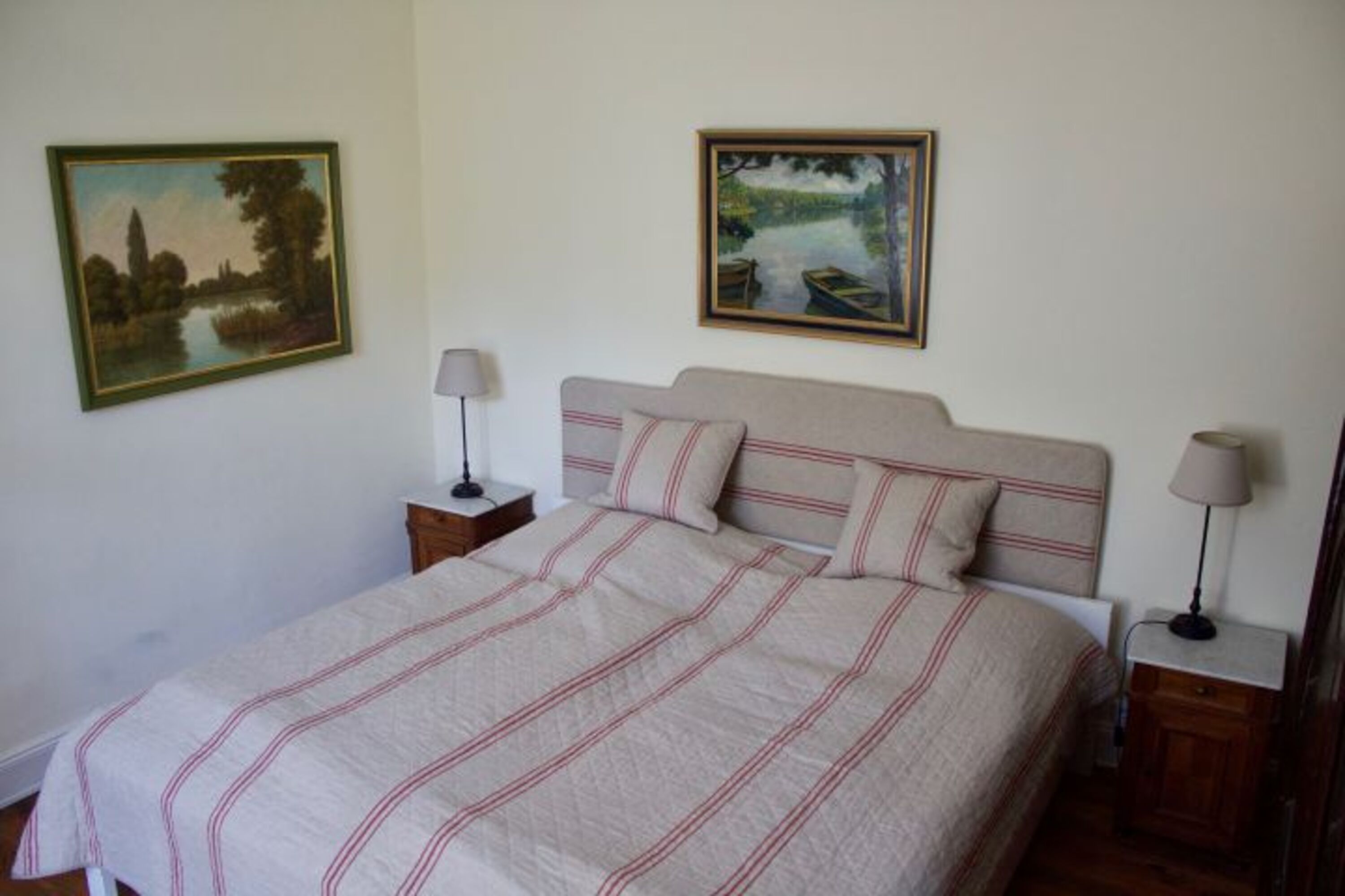 Das Schlafzimmer im 1 Stock