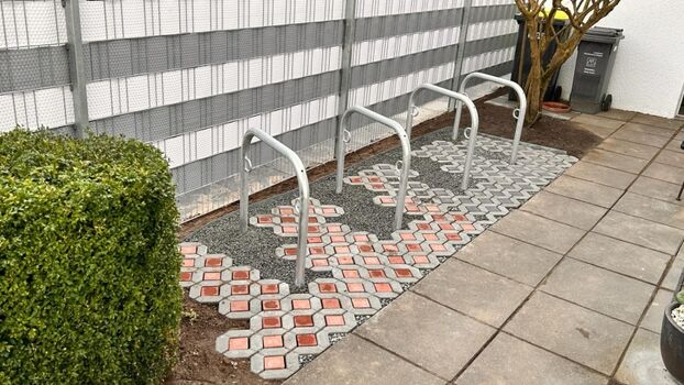 neuer Fahrradstellplatz