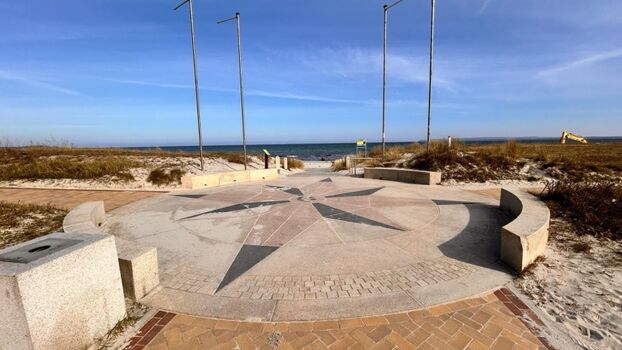 Platz an der Strandpromenade Juliusruh