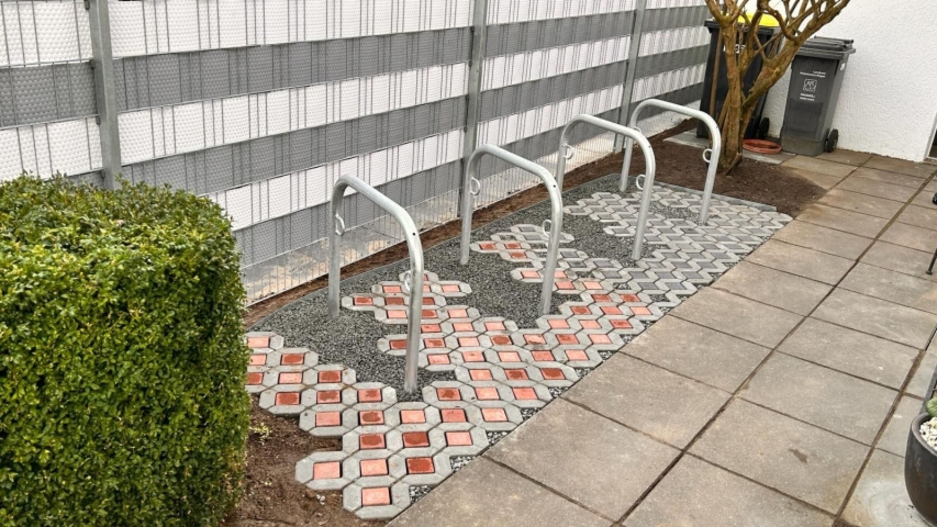 neuer Fahrradstellplatz