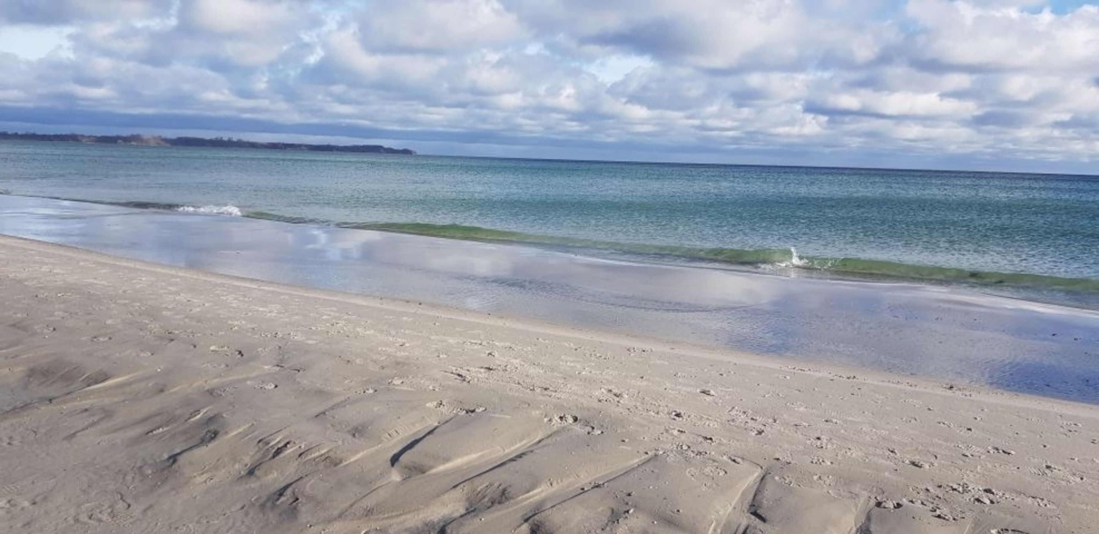 Strand im Februar