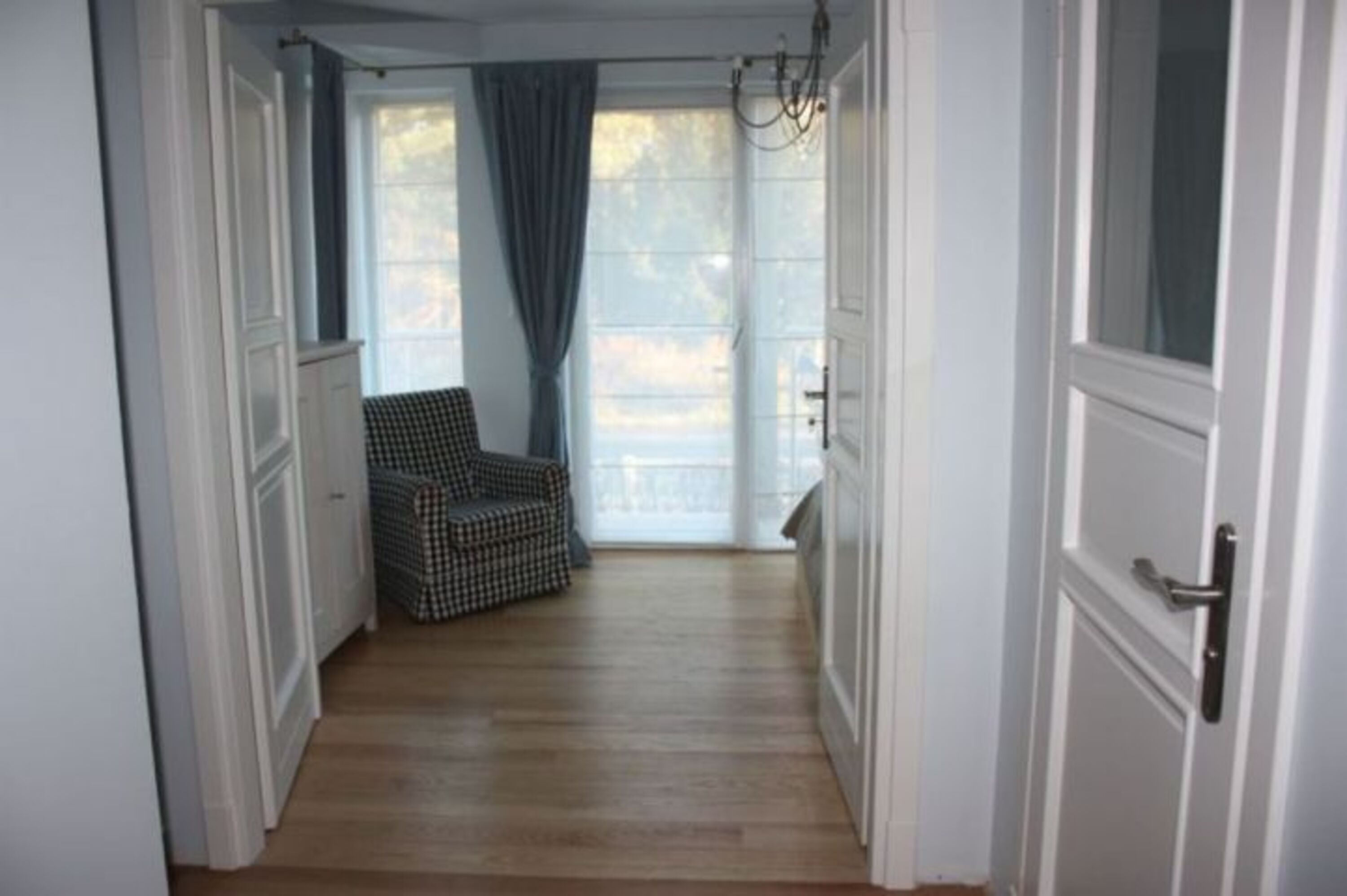 Blick ins Schlafzimmer