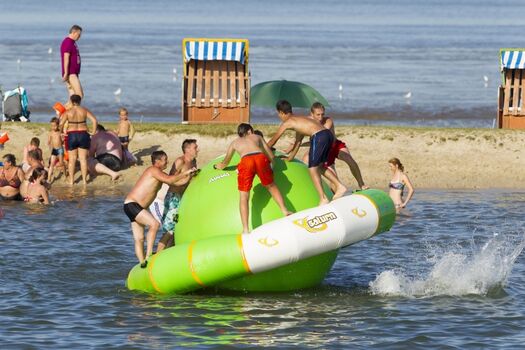 Baden in der Nordseelagune - unabhängig von Ebbe und Flut