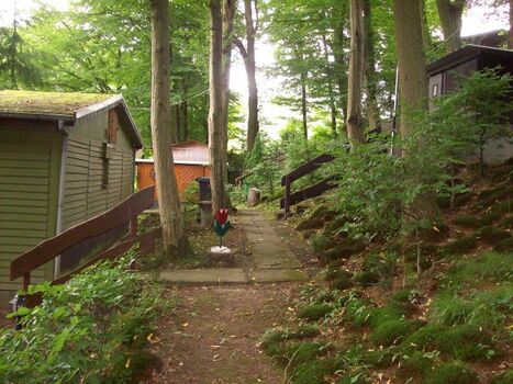 eingezäuntes Grundstück