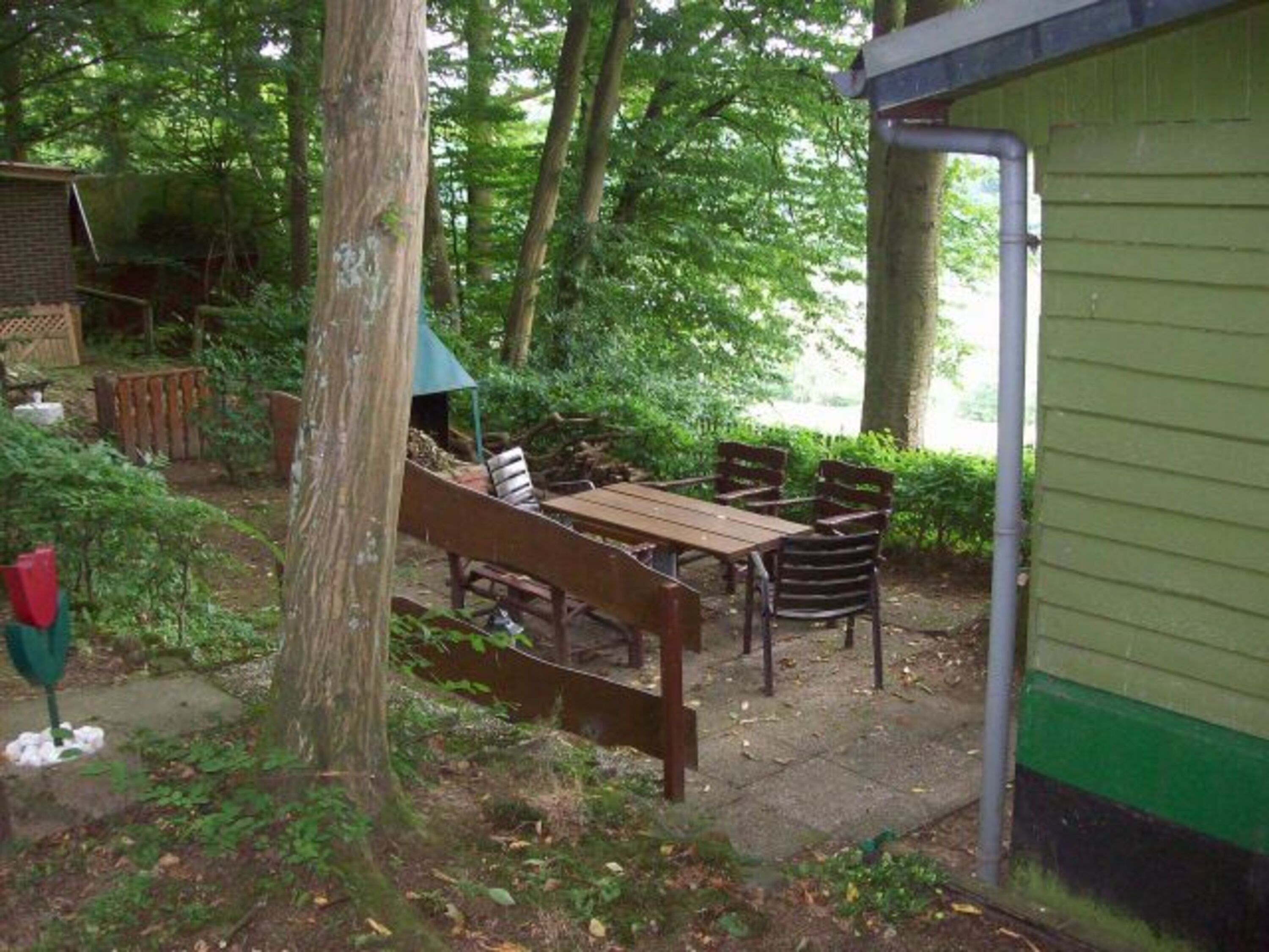 Waldterrasse mit Grill/Kamin
