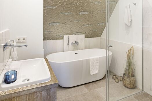 Badezimmer eins im OG