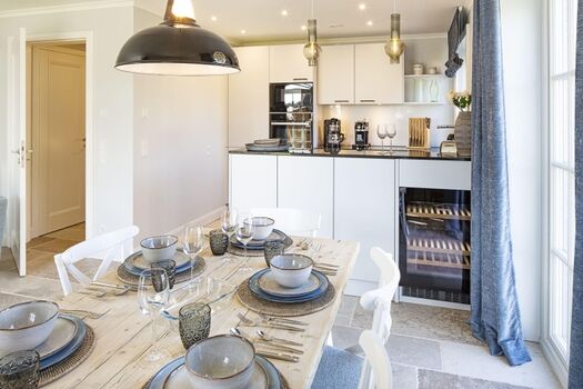 Küche und Essbereich