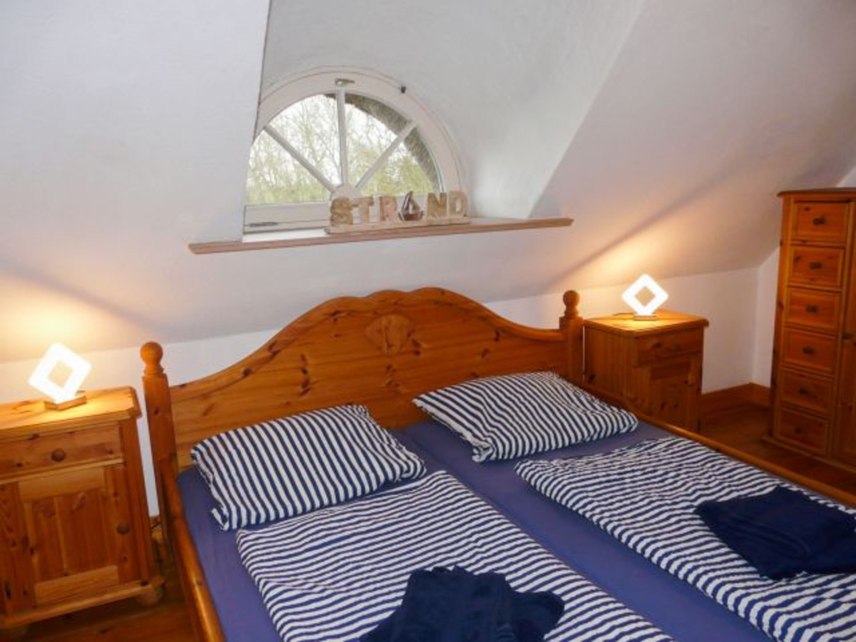 Schlafzimmer Austernfischer - haubarg am meer