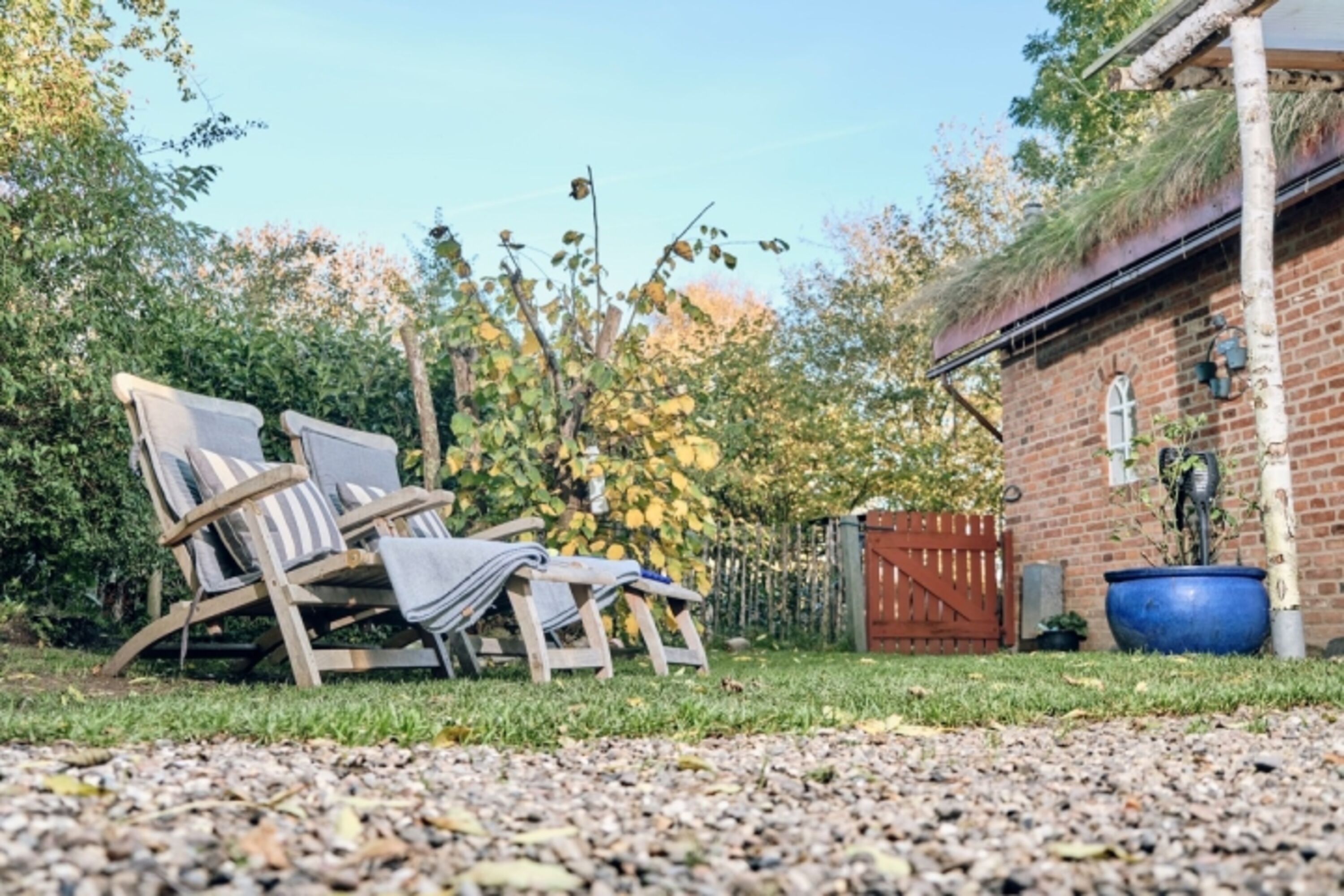 Garten - Ferienhaus Gjarshüs