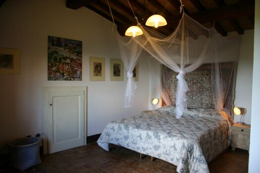 das obere Schlafzimmer