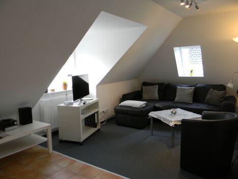 Wohnbereich in der oberen Wohnung