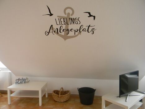 Wohnbereich in der oberen Wohnung