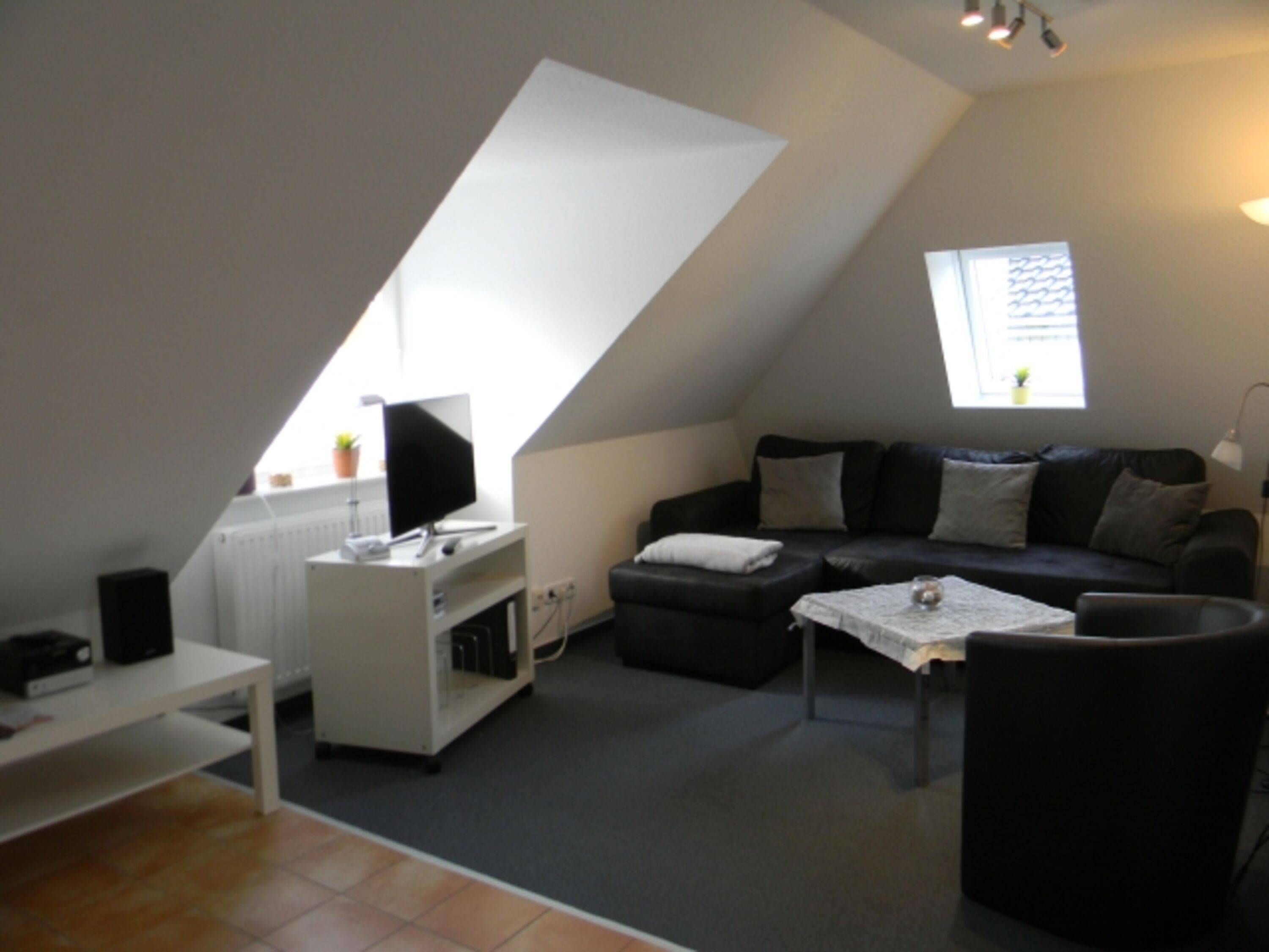Wohnbereich in der oberen Wohnung