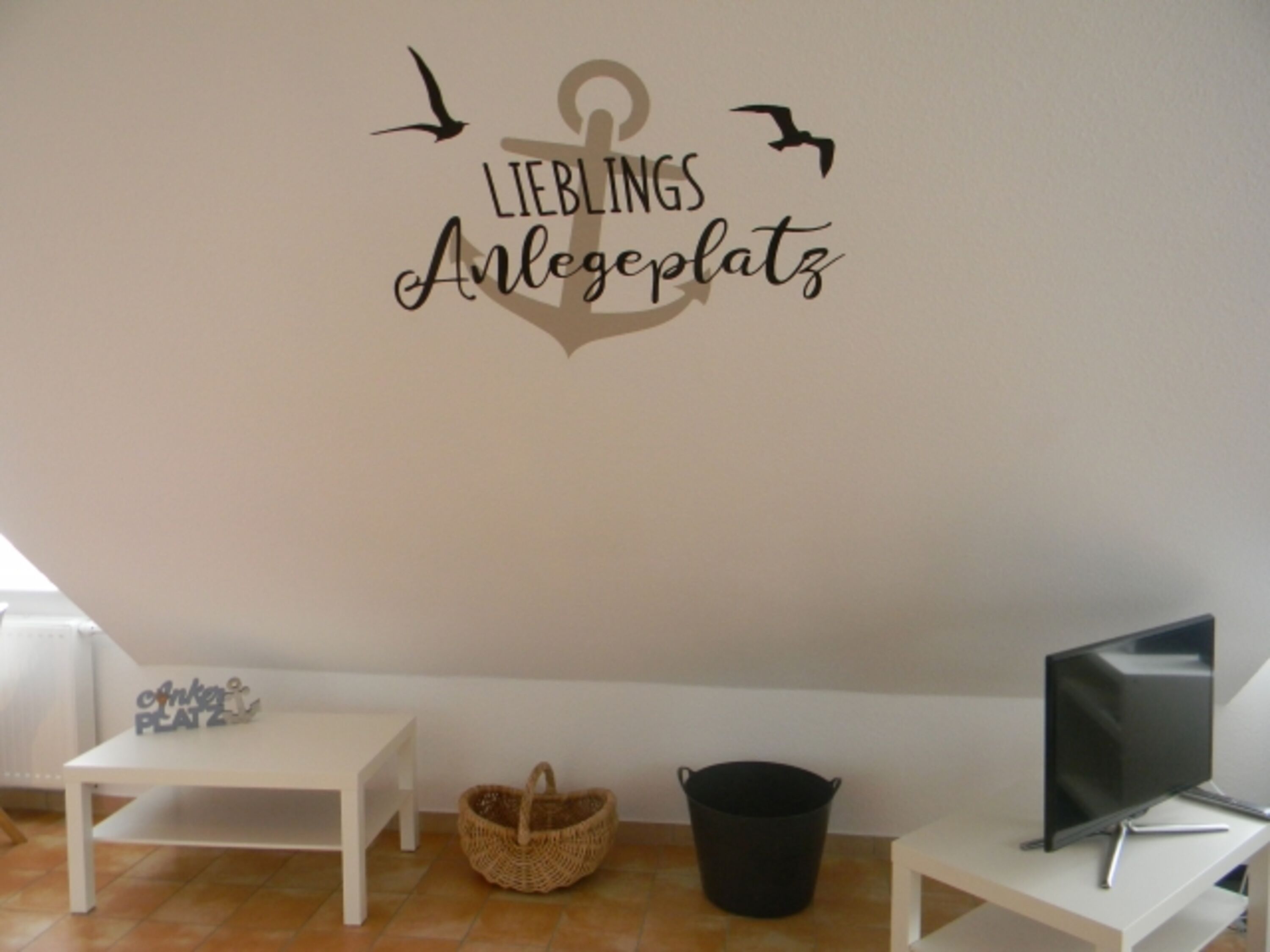 Wohnbereich in der oberen Wohnung