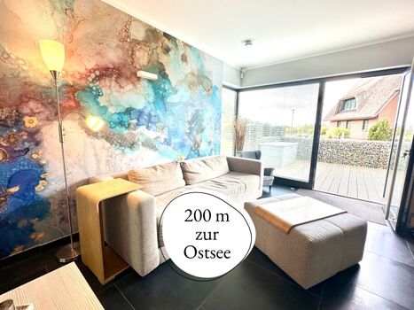 Hund willkommen, 200 m zur Ostsee, Sauna & KaminFewo – F ...