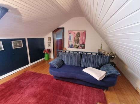 Schlafsofa in der Galerie