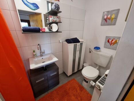 Toilette im EG-Duschbad