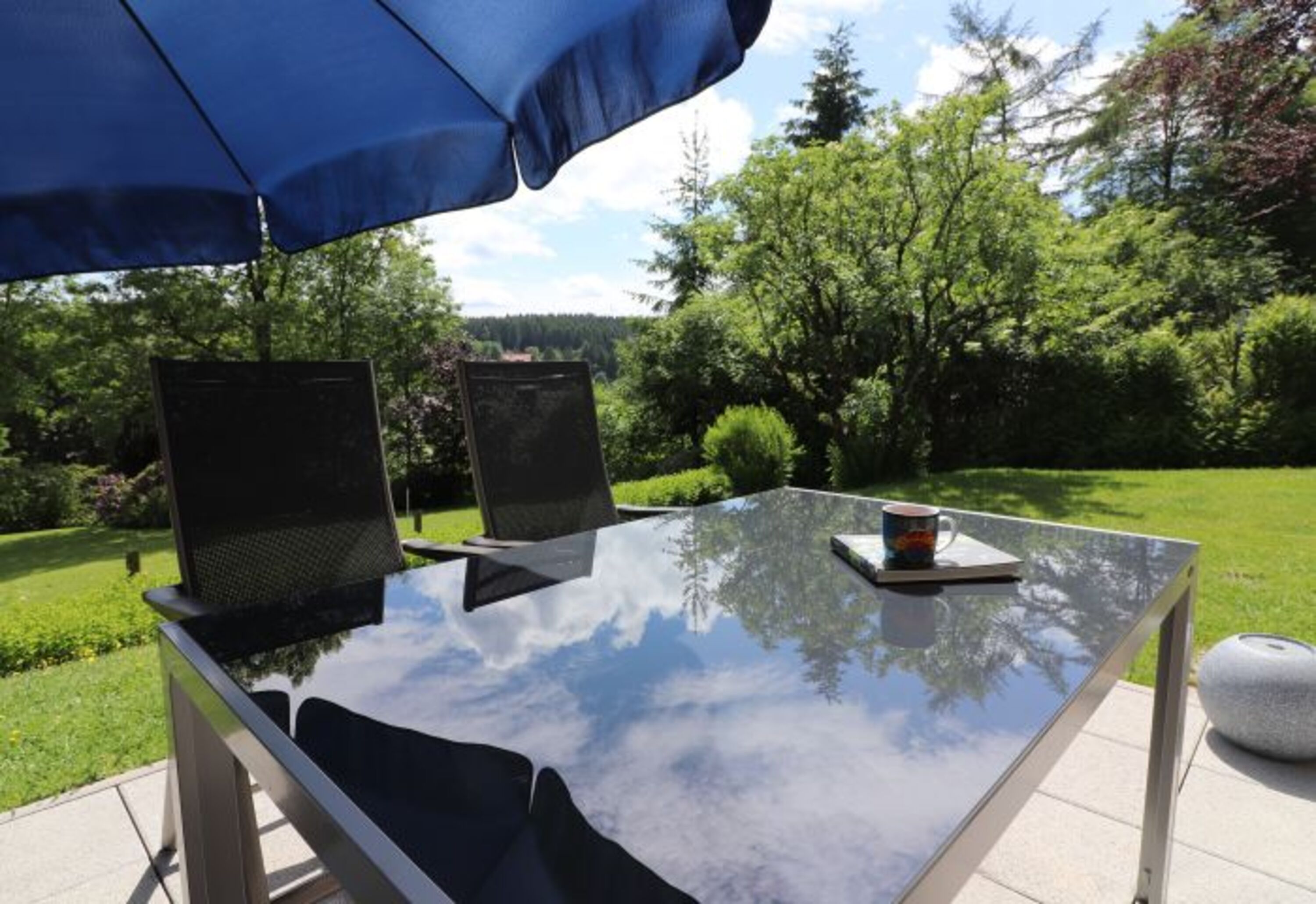 Sonnige Terasse