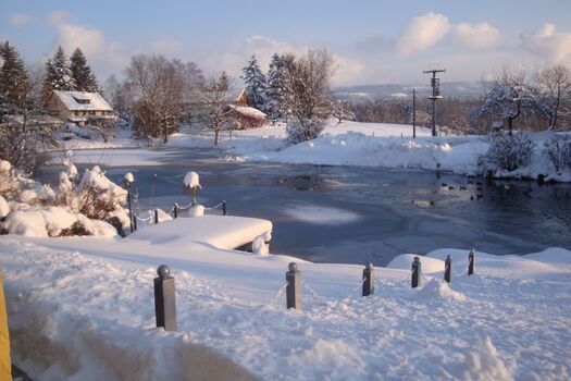 Auch im Winter macht Urlaub im Ferienhaus Spass