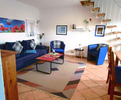 Wohnzimmer mit Leseecke