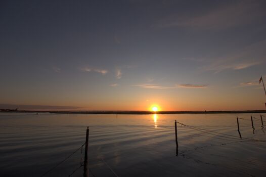 Abendstimmung Hausboot Fjord Aquila Wendtorf