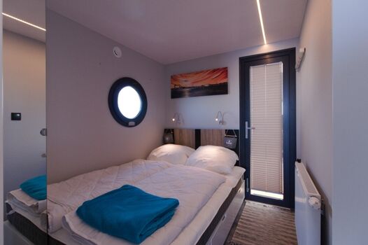 Schlafzimmer 2 Hausboot Fjord Lacerta Wendtorf