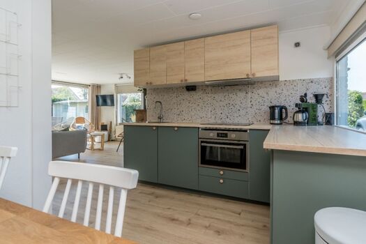 Die neue, offene Küche mit allem Komfort