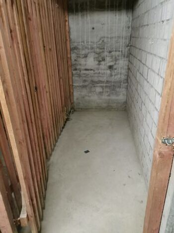 abschließbarer Keller für Fahrräder