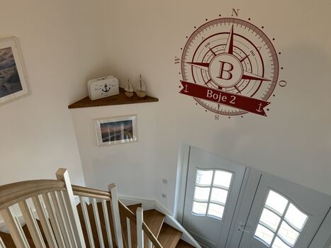 Treppenaufgang ins Dachgeschoss