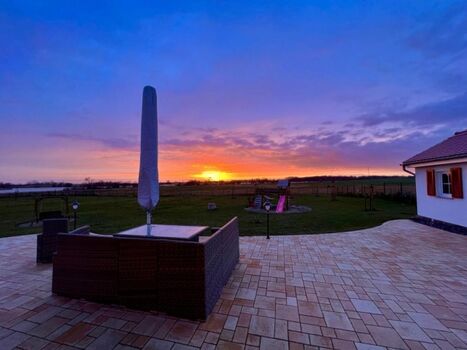 atemberaubende Sonnenuntergänge