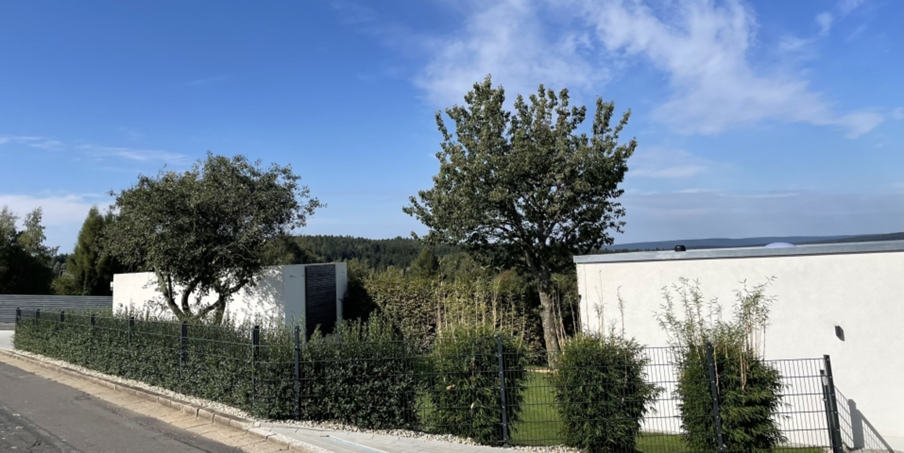 Garten mit Zaun