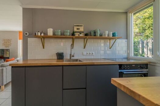 Die moderne Küche mit allem Komfort