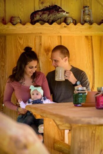 Gemütliche Holzhütte