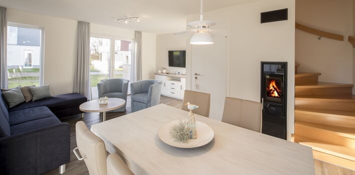 Wohnbereich mit Kaminofen