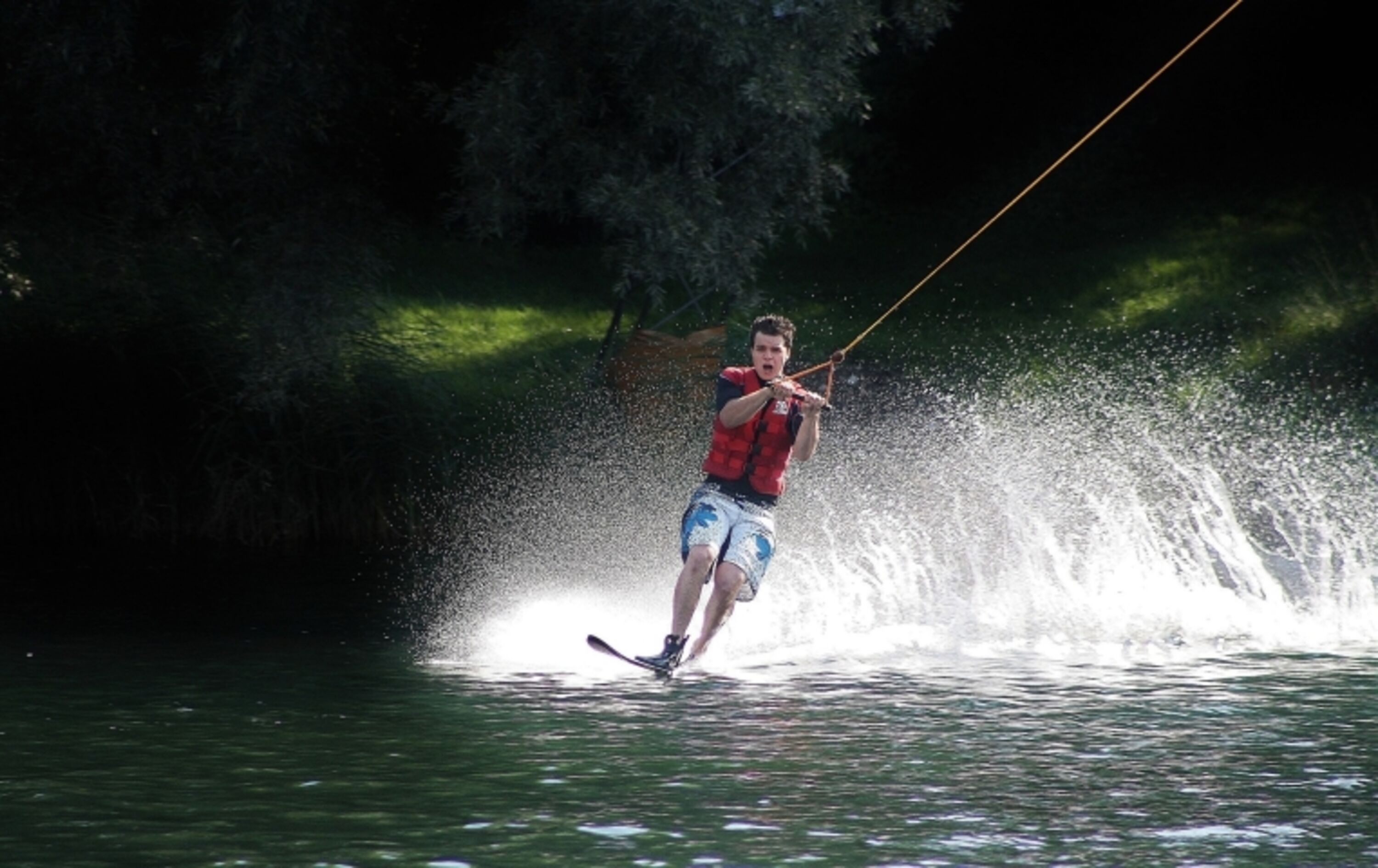 Wasser Ski am Hillebachsee in Niedersfeld 