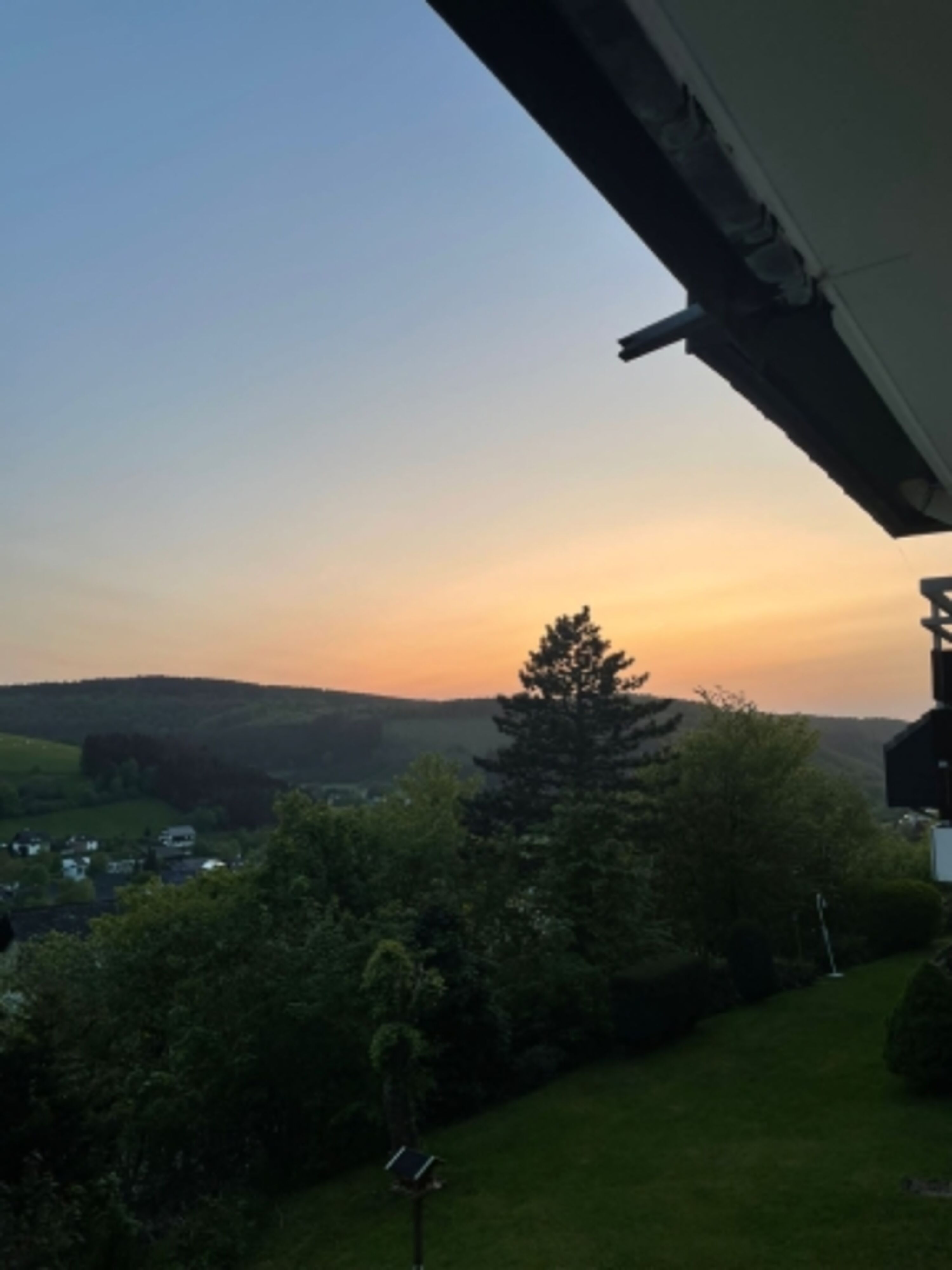 Blick vom Balkon 