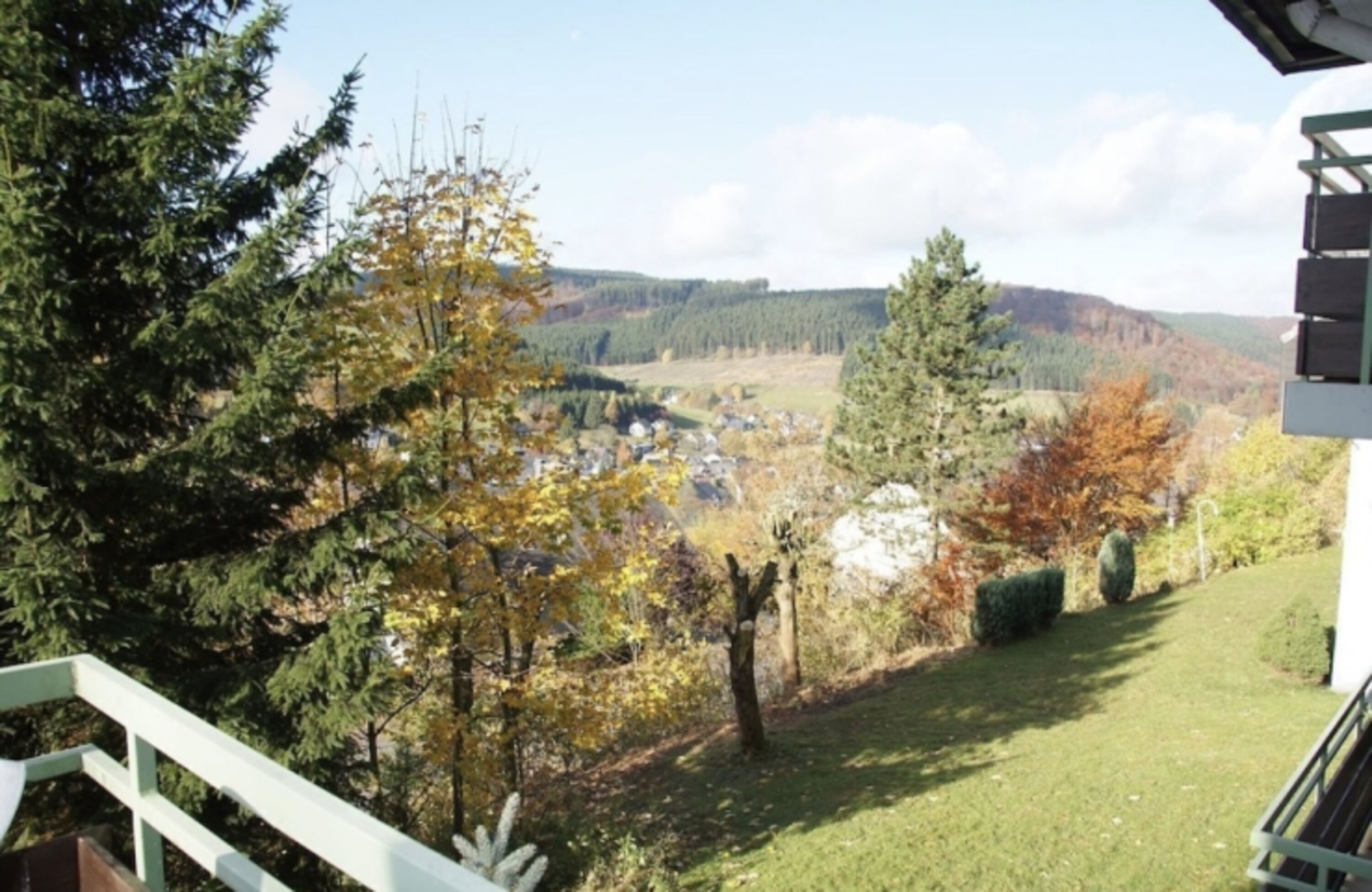 Blick vom Balkon 
